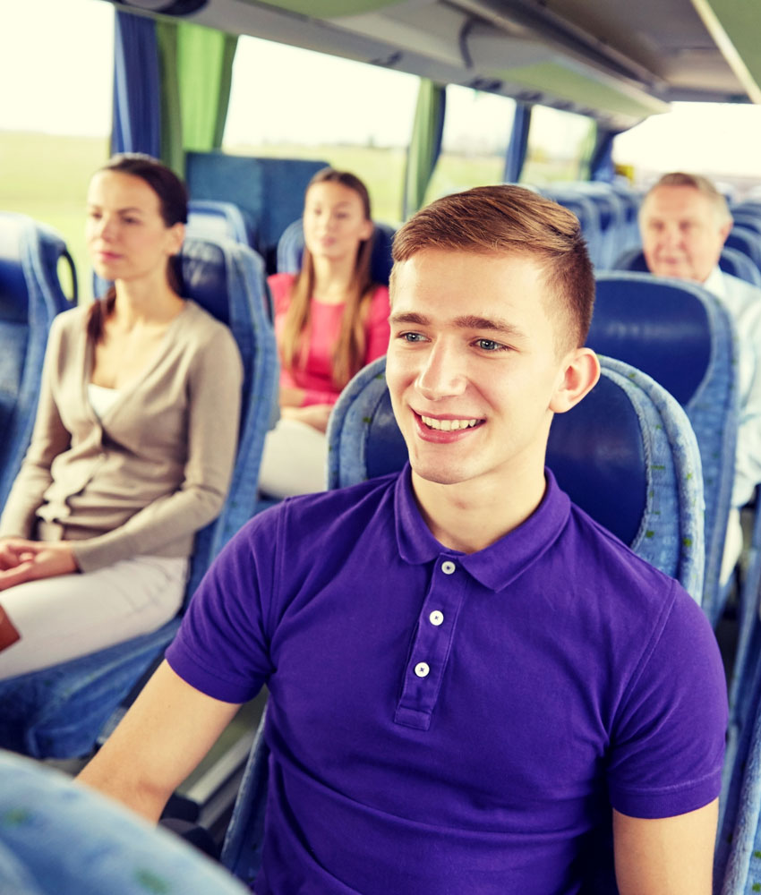 Boy on Bus