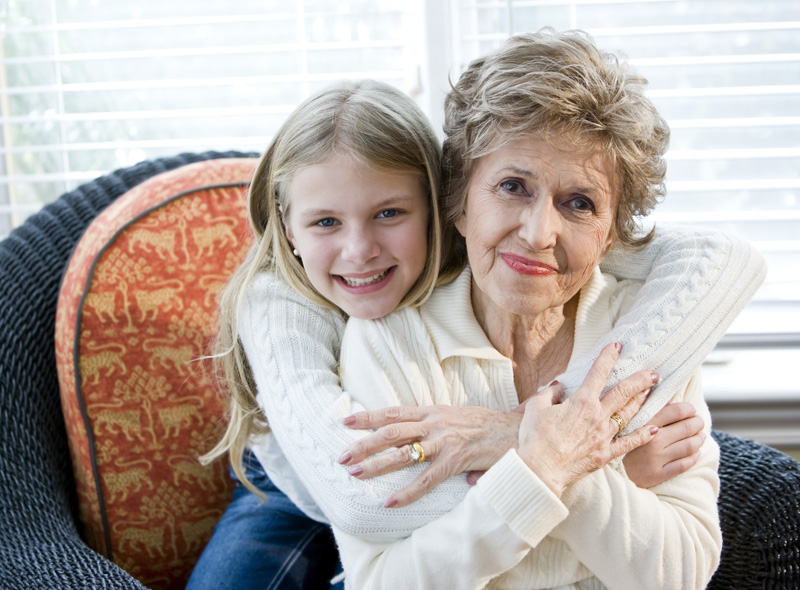 Young Girl and Gran