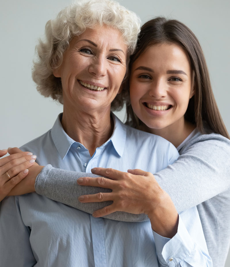 Young Girl and Gran